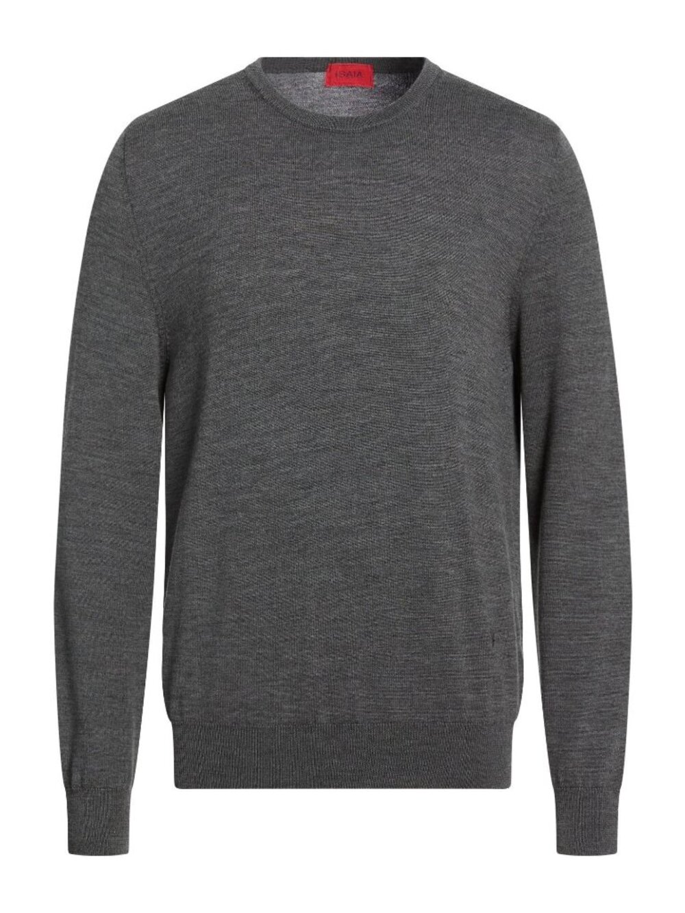 NWT Isaia grey silk cashmere crewneck sweater